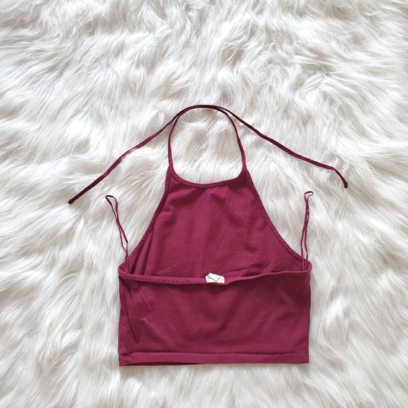 CROPPED HALTER TOP - Picture 2 of 2